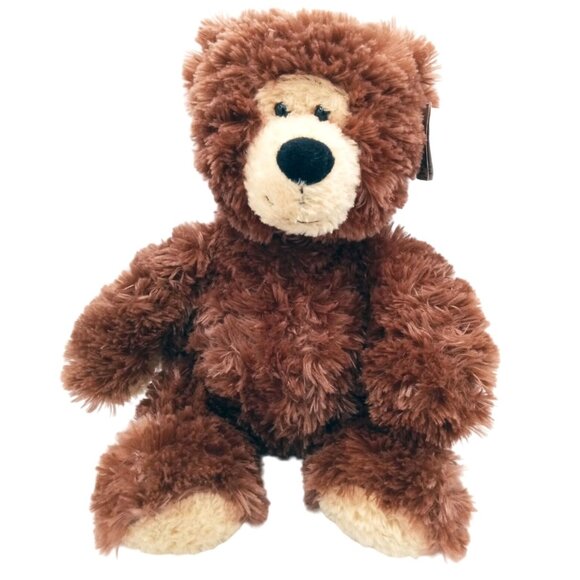 Teddy Bear Aurora World Brown Stuffed Animal Big Nose 12" Sitting Plush 2020 Toy - Picture 1 of 15
